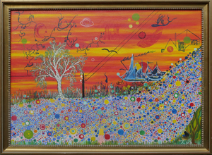 Ein weiches Gl&uuml;ck - &Ouml;l auf Leinwand - 70 x 50cm